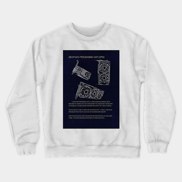 GPU Crewneck Sweatshirt by Naui Kev Art